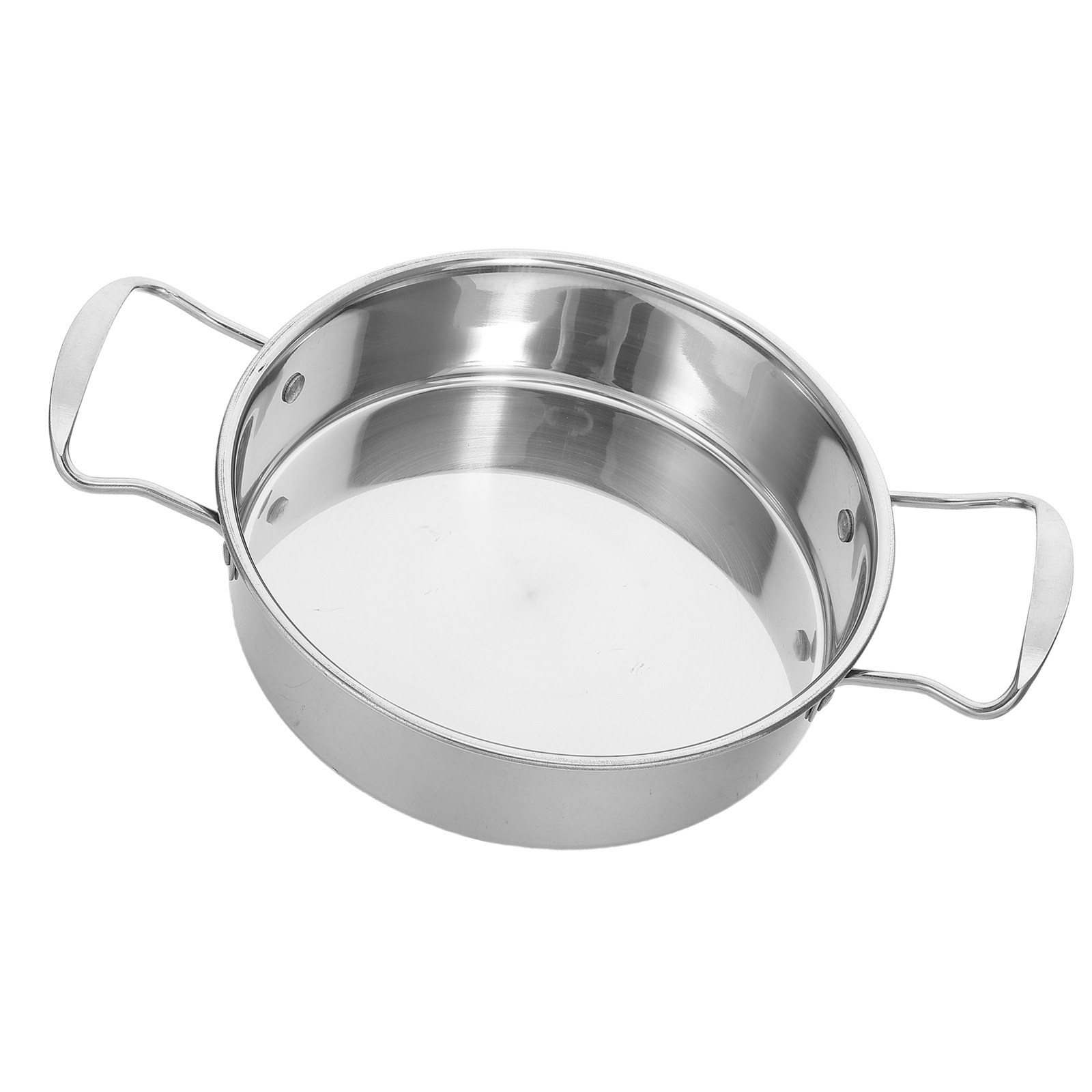 Paella Pan Steel - 7.5 Inch Stainless Steel Paella Pan