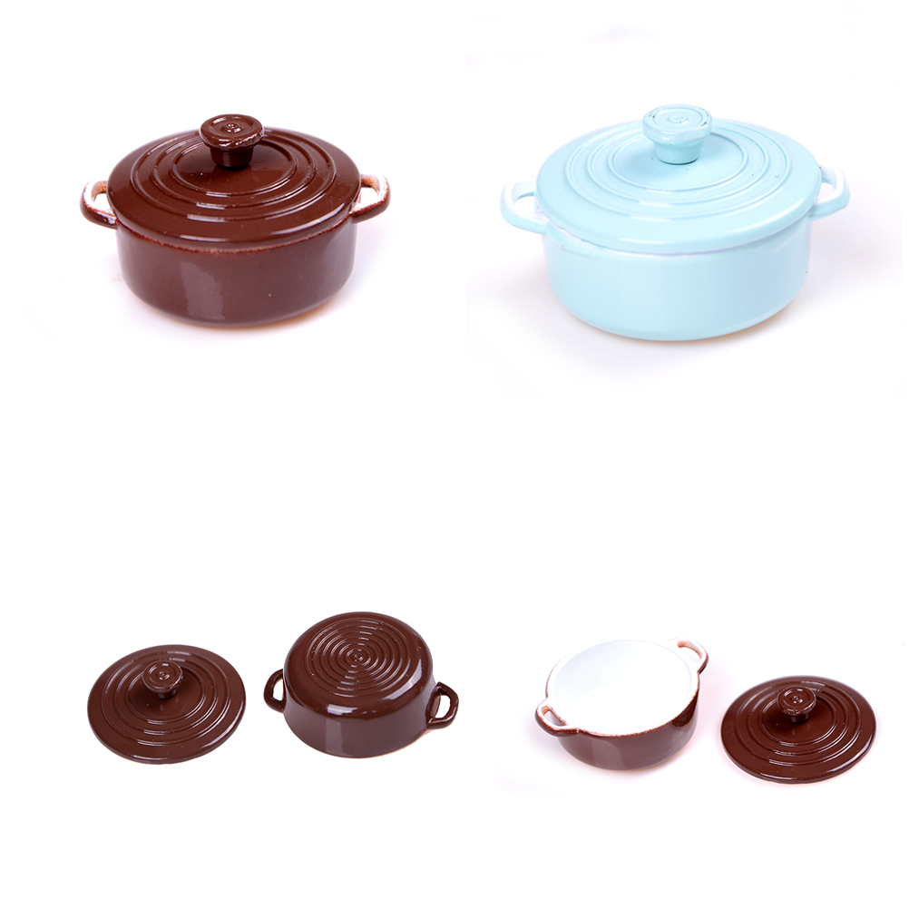 Home Cooking Set - 1:12Scale Dollhouse Miniature Kitchen Utensils Cooking