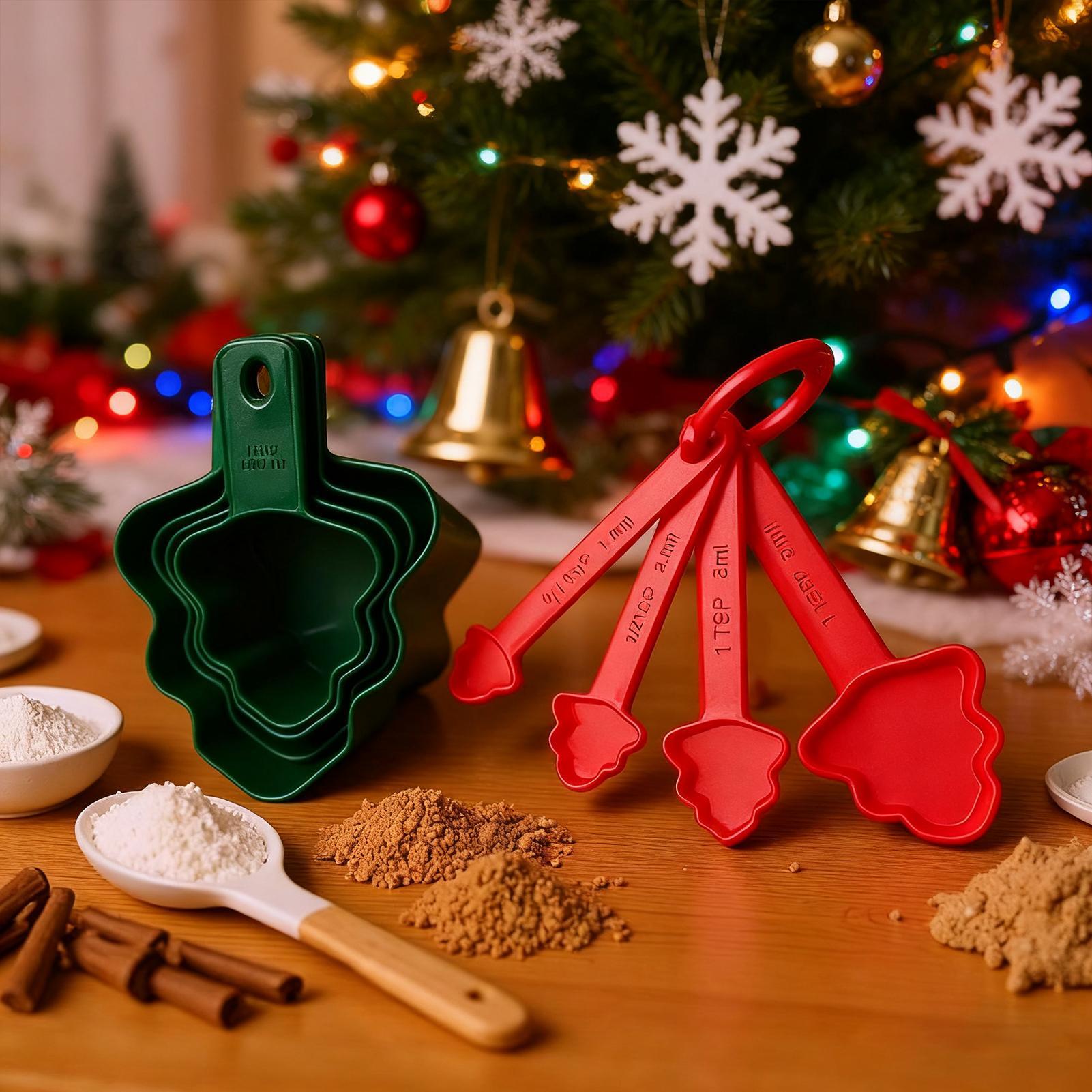 Christmas Measuring Cups And S - Home Cooking Set review and price