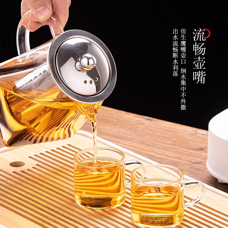 Glass Teapot with Infuser Tea  - Home Cooking Set review and price