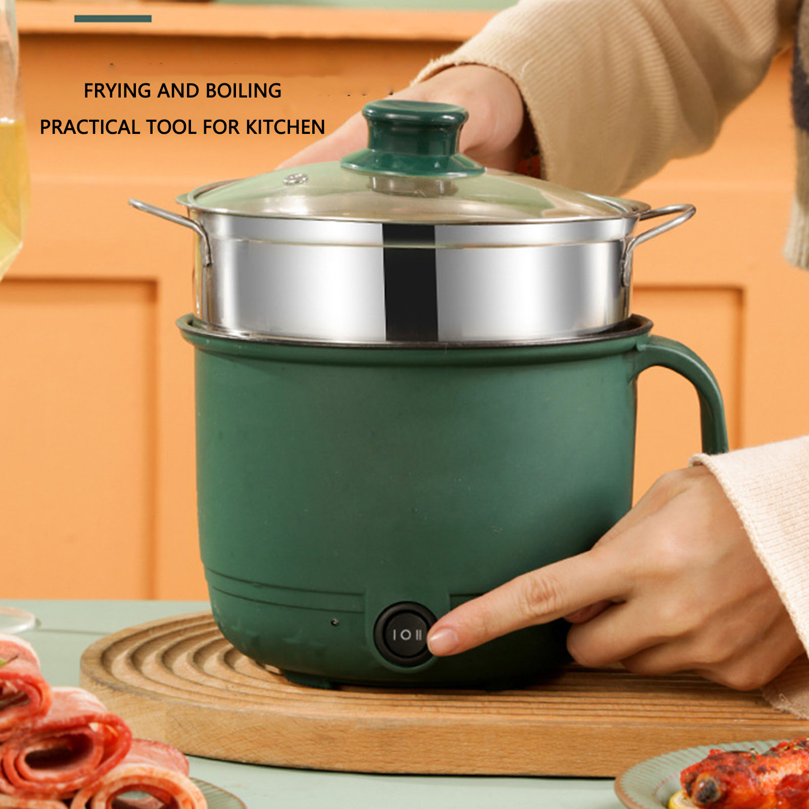 Electric Cooking Pot 1.5L 600W - Home Cooking Electric review and price