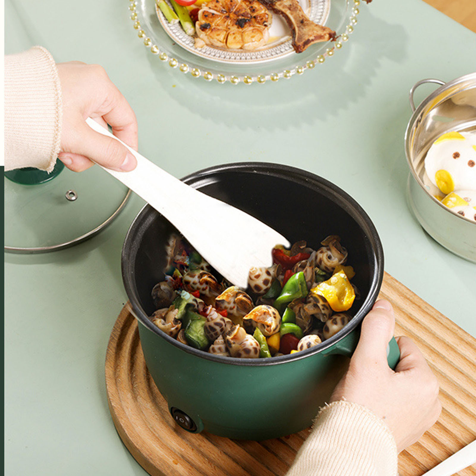 Electric Cooking Pot 1.5L 600W - Home Cooking Electric review and price